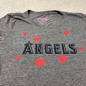 WOMEN'S PINK x ANGELS MLB SHORT SLEEVE